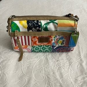 Coach Hampton Scribble Patchwork Bag 10457